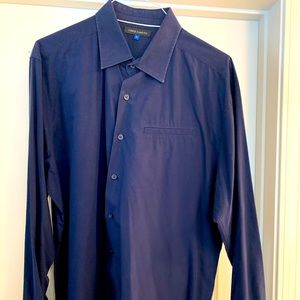 Vince Camuto Men’s Dress Shirt, XL Navy